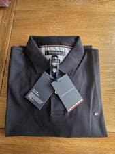 Image of Tommy Hilfiger Navy Short Sleeve Polo Shirt New With Tags Size XXL No Bag