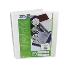 Image of Elba Panorama 25mm 2 D-Ring Presentation Binder A4 White (6 Pack) 400008413