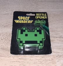 Image of Space Invaders Alien Bottle Opener 50 Fifty Gifts Retro Gamer