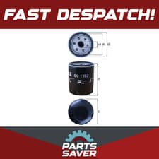 Image of Oil Filter OC1182 Mahle LF0514302A LF1014302 LF10143029A LF10143029B LF1014302A