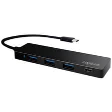 Image of LogiLink UA0311 USB-C 3.2 Gen 2 multiport hub 4 ports black