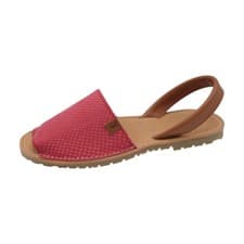 Image of Koala Bay Womens Sandals Menorcan Summer Low Shoes Genuine Coral Leather