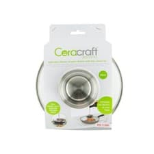 Image of Ceracraft Aroma Sauce Pan Lid  - Slowly Releases Liquids - 20cm