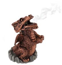 Image of Smoking Dragon cone Incense burner holder Dragon Incense Cone Burner Collectors