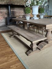 Image of Reclaimed Elm Large Dining Bench 185cm