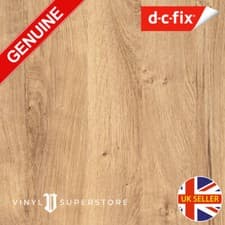 Image of D-C FIX RIBBECK OAK WOOD STICKY BACK PLASTIC SELF ADHESIVE VINYL FILM 67.5cm