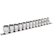 Image of Sealey 13 Piece 1/2" Drive Lock On Hexagon Socket Set