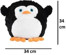 Image of Hot Water Bottle With Cover Cute 3D Fur Soft Plush Toy Animal Novelty Heat Bags