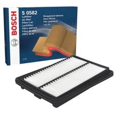 Image of Bosch F026400582 Air Filter Fits Nissan Qashqai X-Trail Renault Kadjar Koleos II