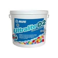 Image of Ready Mixed Tile Adhesive Mapei Ultralite D2 Shower Proof 12.5kg Tub
