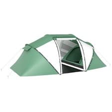 Image of Outsunny 4-6 Persons Camping Tent Dome Family Travel Group Hiking Room Fishing
