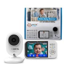 Image of no Wifi Baby Monitor with Camera 3.5 screen Battery, x4 Zoom, 8 Lullabies, Alarm
