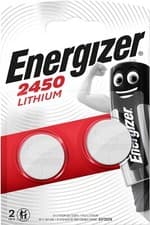 Image of 2 x Energizer CR2450 3V Lithium Coin Cell Battery 2450 DL2450 Longest Expiry