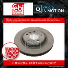 Image of 2x Brake Discs Pair Vented fits VAUXHALL INSIGNIA A Front 08 to 17 321mm Set New