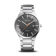Image of BERING Men’s Quartz Watch Titanium Strap Sapphire Crystal Classic Design