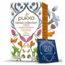 Image of Pukka HERBAL COLLECTION - Organic Herbal Tea 20 Sachets 34g / 1.2oz