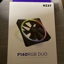 Image of NZXT F140 RGB DUO 140mm Case Fan - Black