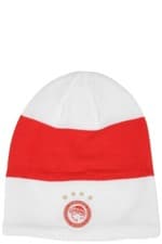 Image of ADIDAS BEANIE HAT OLYMPIACOS F.C. WHITE RED