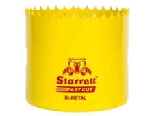Image of STARRETT FAST CUT BI-METAL HOLESAW 24mm-210MM HOLE SAW / ARBORS / PILOT DRILLS
