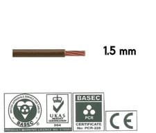 Image of 6491X Single Core Conduit Cable 6491X Brown Electrical Wire 1.5 2.5 4 6 10 16 mm