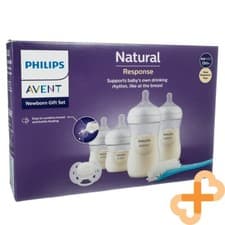 Image of PHILIPS AVENT Natural Response Feeding Baby Bottle Set for Newborn SCD838/11 0m+