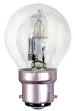 Image of BELL 18W Halogen Golf Ball - BC/B22, Clear Glass, Warm White, Dimmable, 2,000hr
