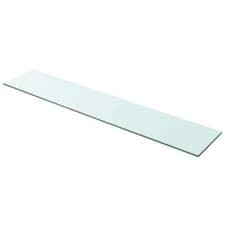 Image of Shelf Panel Glass Clear 100x20 cm vidaXL