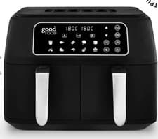 Image of Good Food In Partnership with Tower GF17014 8L 12-in-1 Dual Basket Air Fryer New