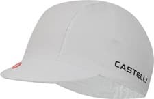 Image of Castelli Logo Cycling Cap White Road Hat Mens Womens