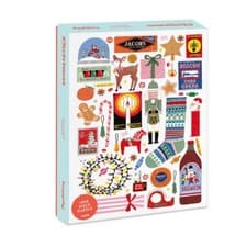 Image of Happily Christmas Design 1000 Piece Jigsaw Puzzle Festive Gifts for Families