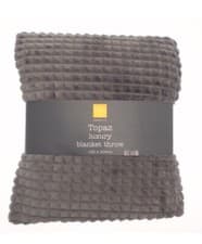 Image of COUNTRY CLUB TOPAZ Blanket Throw Super Soft Warm Sofa Bed 150 x 200 cm
