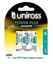 Image of 8pack AA Batteries LR6 Uniross Ultra High Power Alkaline Industrial Exp 10-2027