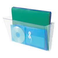 Image of Deflecto Linking Wall File Pocket A4 Clear 73201