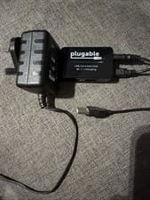 Image of PLUGABLE USB 2.0 4-PORT HUB WITH 12.5W POWER ADAPTER WITH BC 1.1 CHARGING