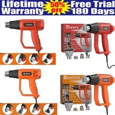 Image of 4000W Heat Gun DIY Electric Tool Hot Air Gun Paint Stripper-Variable Temperature