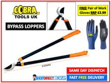 Image of Heavy Duty Long Handle Lopper Tree Branch Bypass Pruner Cutter UK 23-78