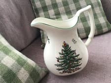 Image of SPODE CHRISTMAS TREE JUG/PITCHER.1.4Litre.49oz. VGC. No BOX.
