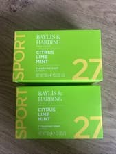 Image of BNIB Baylis & Harding Citrus Lime Mint Luxury Soap 2x 150g