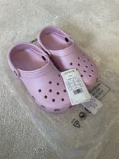 Image of Crocs BNWT Women’s Classic Clogs Ballerina Pink Discontinued Size UK 4 / 37