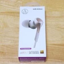 Image of Audio-Technica ATH-CKS550XiS CG SOLID BASS Hi-Res Headphones Champagne Gold
