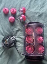 Image of Babyliss Heated Hair Rollers Set Curlers Hot Rollers With Clips