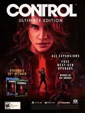 Image of Control Ultimate Edition PS5 Xbox One Series X PC Game Promo Ad Art Print Poster
