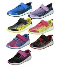 Image of * SALE * CLARKS Aeon Pace K Boys / Girls Trainers Size 10 to 2.5