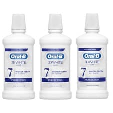 Image of Oral-B 3D White Luxe Perfection Mouthwash For Fresh Breath 500ML - Pack of 3