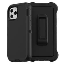 Image of For Apple iPhone 16 15 14 13 12 11 Defender Case Hybrid Cover +Belt Clip Holster