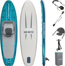 Image of Bestway Aqua Drifter 11' 2-in-1 Stand-Up Paddleboard & Kayak Set - 6532D
