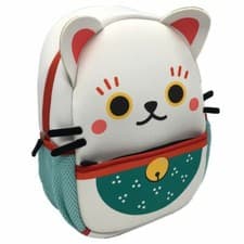Image of MANEKI NEKO LUCKY CAT DESIGN BACKPACK RUCKSACK SCHOOL BAG NEW WITH TAGS PUK