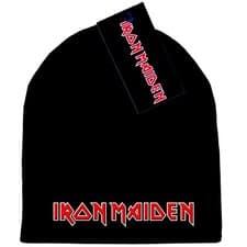 Image of Iron Maiden - Embroidered Logo Official Licensed Beanie Hat New