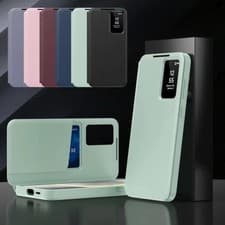 Image of Smart View Wallet Case for Samsung Galaxy S24 25 26 Ultra Book Folding Cover