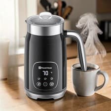 Image of Electric Milk Frother Maestri Variable Temperature Thickness Foam Maker 400ml